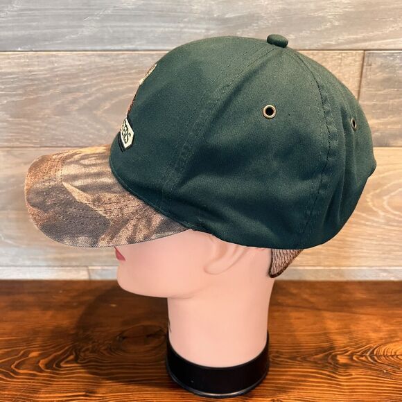 BUCKMASTERS Hat Camo Adjustable Cap‎ Deer Hunting Green Vintage - Picture 4 of 5